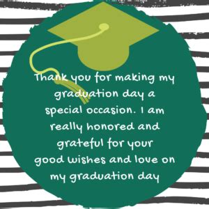 Graduation Thank You Quotes and Messages