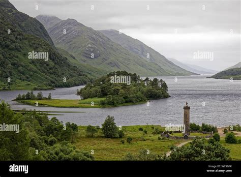 Glenfinnan Monument and Loch Shiel - Scotland, United Kingdom Stock Photo - Alamy