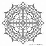 Square Mandala Coloring Pages At GetColoringscom  Free Printable sketch template