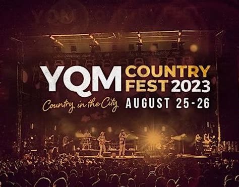 YQM Country Fest at Site MusiquArt Site, Canada on 25 Aug 2023 | Ticket ...