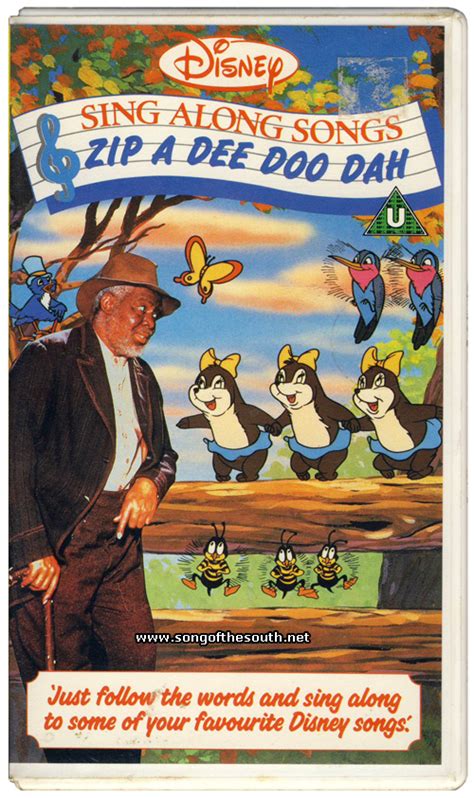 Song of the South Memorabilia: Sing Along Songs: Zip-A-Dee-Doo-Dah (1987)