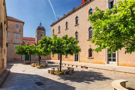 Old Town of Trogir in Dalmatia, Croatia. Trogir Old Town. Near Split in ...