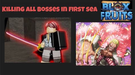 KILLING ALL BOSSES IN FIRST SEA | Roblox Blox Fruits - YouTube