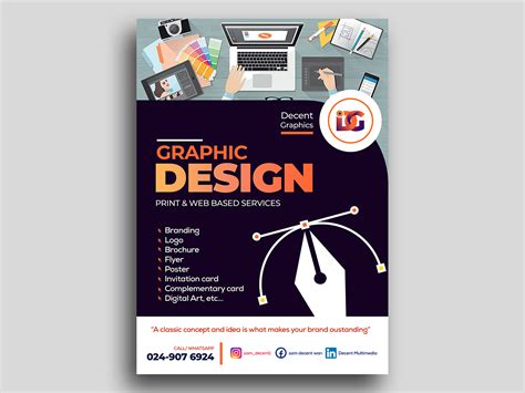 Graphic Designer AD Flyer by Decent Multimedia on Dribbble