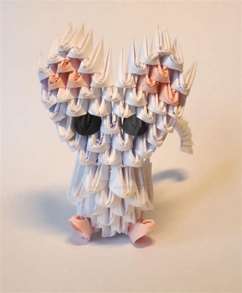 Origami 3D Cat by IDEAndo-art on DeviantArt