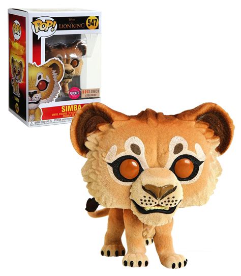 Funko pop disney lion king simba lion king exclusive flocked vinyl figure #547 Pinbacks, Bobbles ...