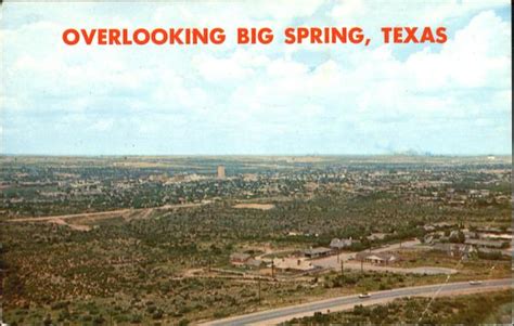 Overlooking The City Big Spring, TX