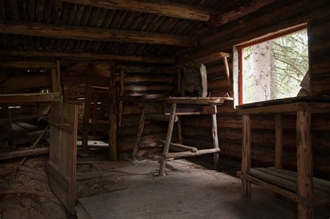 abandoned cabin interior | old trappers cabin -not much chan… | Flickr