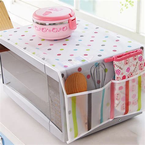 Microwave Oven Covers Kitchen Gadgets Home Storage rganization Bag Waterproof Easy To Clean ...