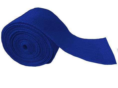 4" Royal Blue Burlap Ribbon - 10 Yards (Sewn Edges) Burlap Aisle Runner, Burlap Chair Sashes ...