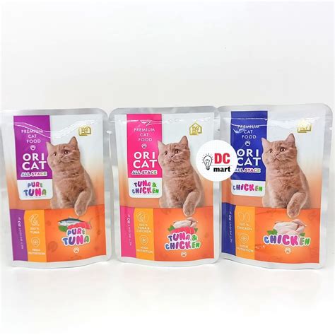 Jual ORICAT POUCH 80gr / ORI CAT Pouch Makanan Kucing Basah Adult ...