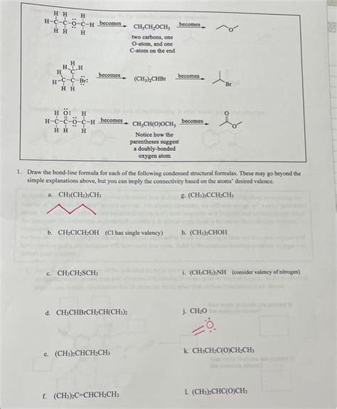 Solved 1. Draw the bond-line formula for each of the | Chegg.com