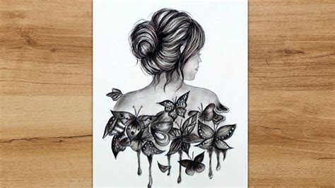 Girl Drawing Tattoo