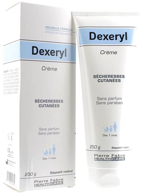 Dexeryl crème émolliente contre la sécheresse cutanée et les brûlures