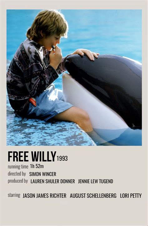 Free Willy Movie Poster