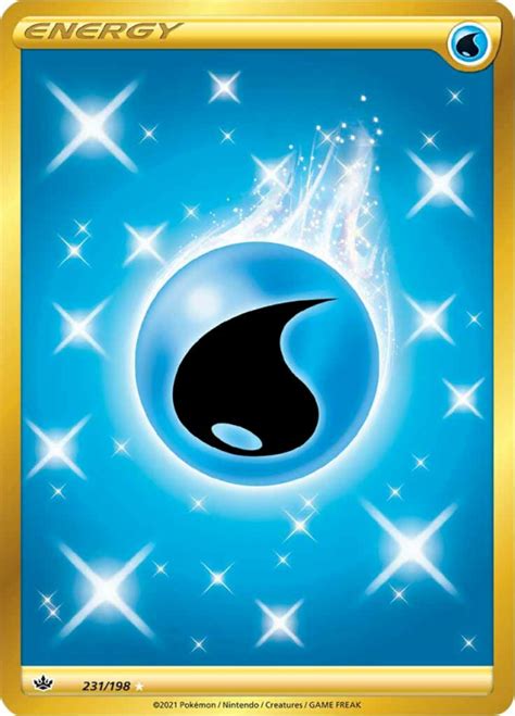 Water Energy - SWSH - Chilling Reign - 231/198 - Pokemon Single Card