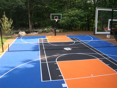 Acrylic Synthetic Basketball Court India