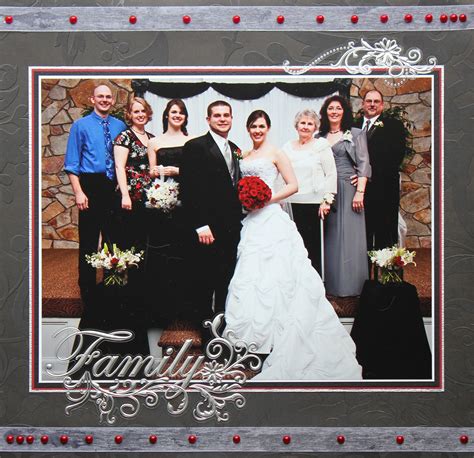 Bride's Family - Scrapbook.com Bride Scrapbook, Wedding Album Layout, Wedding Scrapbooking ...