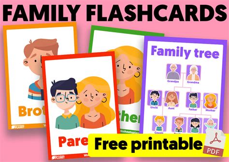 Family Members Flashcards | Teaching English | ESL