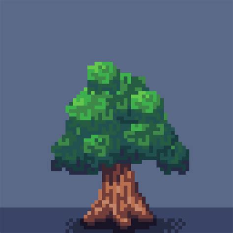 Pixel Art Tree GIF by Tim Swast - Find & Share on GIPHY