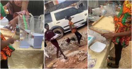 Guests Served Garri, Milk and Sugar at a Naming Ceremony in Lagos ...