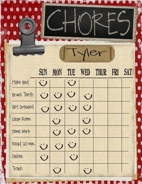 just Sweet and Simple: Kids Chore Charts