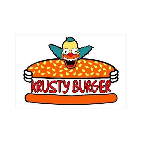 Krusty Burger Sign – Splott Graphics