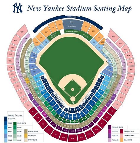 Yankee Stadium, Bronx NY - Seating Chart View