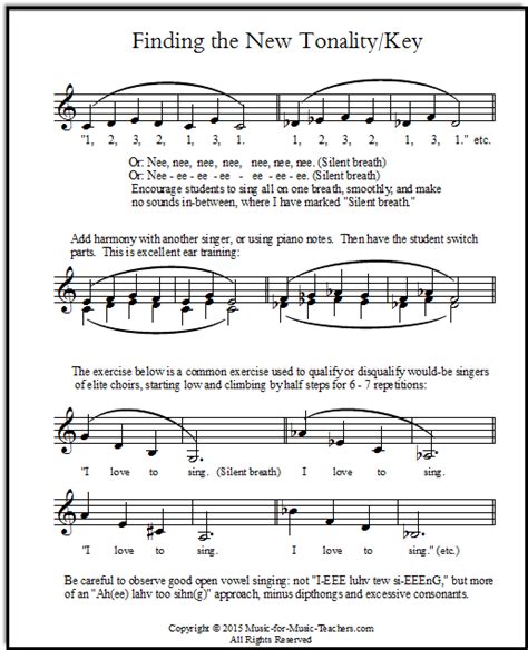 Singing Warm-Ups for Teachers to Give Their Voice Students