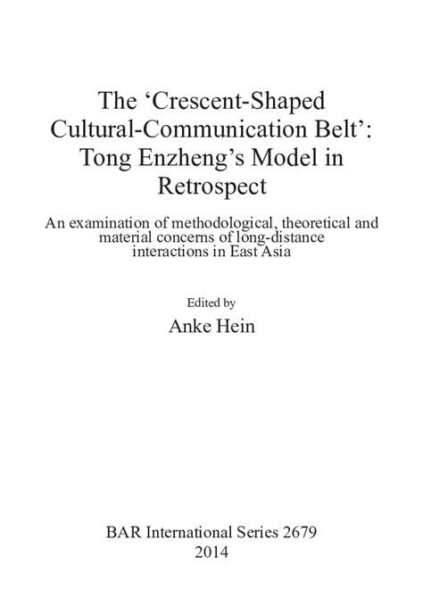 (PDF) Diffusionism, Migration, and the Archaeology of the Chinese Border Region | Anke Hein ...