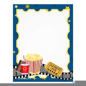 Free Movie Clipart Border | Free Images at Clker.com - vector clip art online, royalty free ...