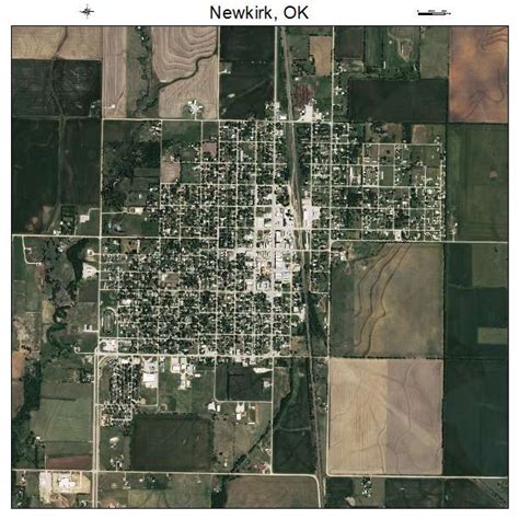 Aerial Photography Map of Newkirk, OK Oklahoma