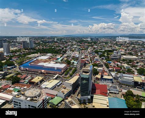 Beautiful top ariel view of Capital City of Mindanao. Davao, City ...