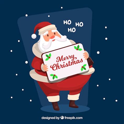 Christmas background with letter | Free Vector