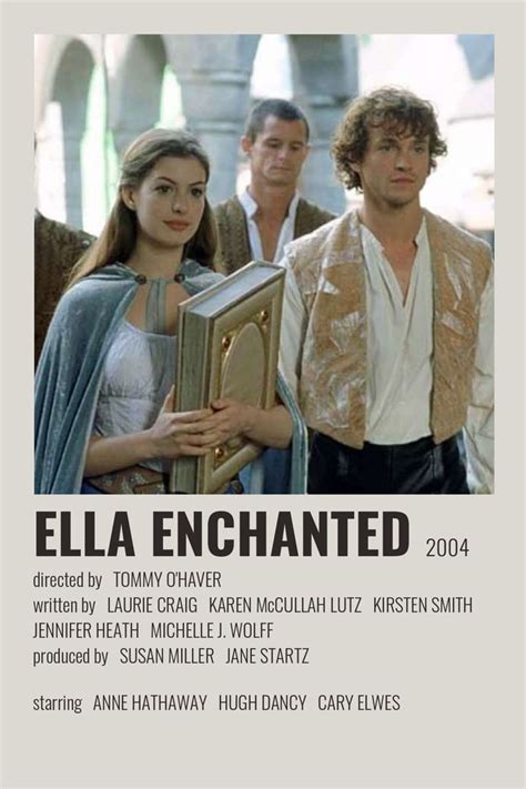 ella enchanted :) | Film posters minimalist, Film posters vintage, Iconic movie posters