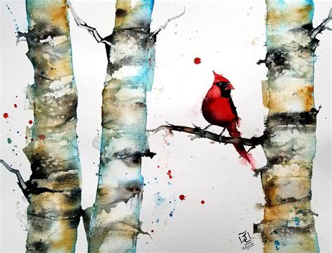 Watercolor Print, Cardinal Print, Animal Prints, Limited Edition Prints ...