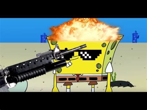 Spongebob Gun Meme