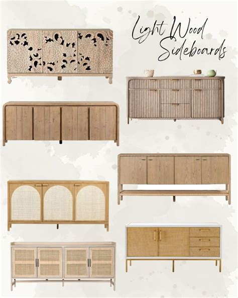 Light wood sideboards | Sideboard decor, Light wood sideboard, Light ...