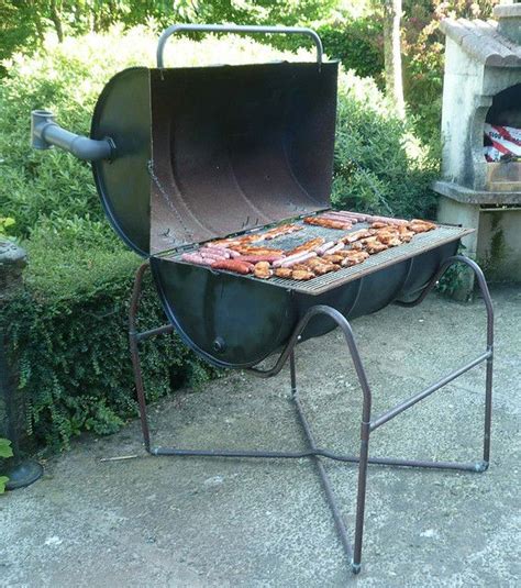 DIY oil drum BBQ | Smoker selber bauen, Grill selber bauen, Grill bauen