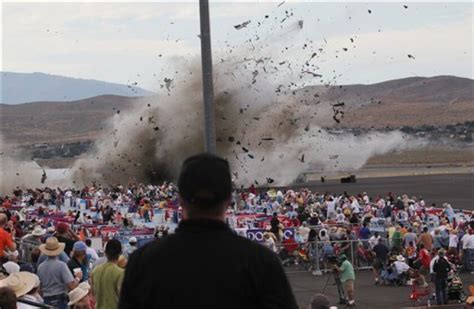 Reno air race crash scene shows violence of impact - The San Diego Union-Tribune