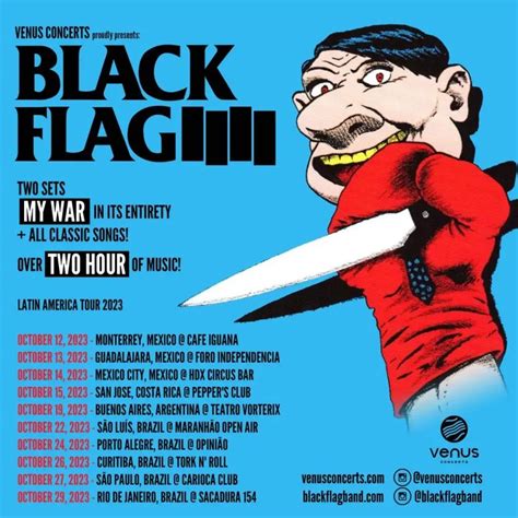 Black Flag - Latin America Tour 2023 - 15/10/2023 - San José - Pepper ...