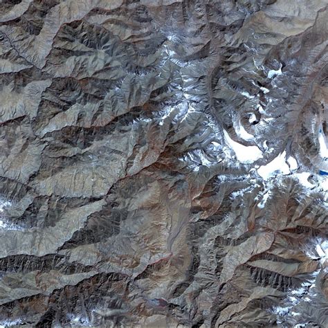 Free photo: Aerial View, Satellite Photo, Tibet - Free Image on Pixabay - 11039