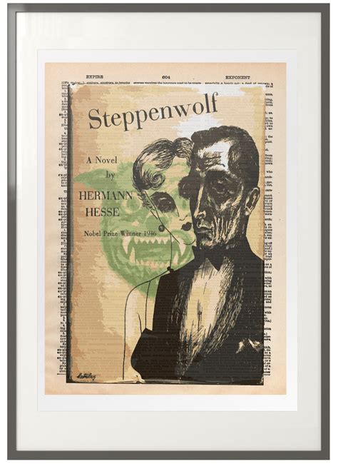 Steppenwolf by Herman Hesse 1st Edition Cover 1927 - Etsy