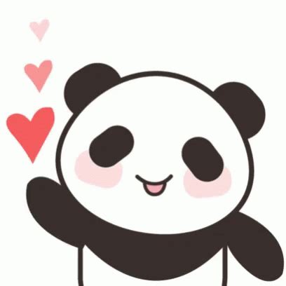 Panda Love GIF - Panda Love Hearts - Discover & Share GIFs Love Heart Gif, Love Gif, Funny Good ...