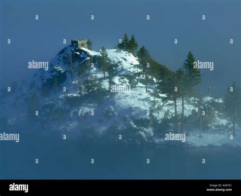 Winter time Emerald Bay Stock Photo - Alamy