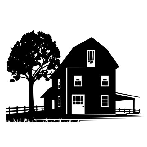 10 Farm House SVG Files for Cricut, Silhouette, Laser Machines