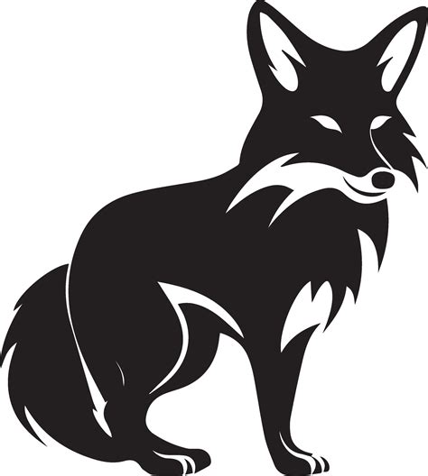 Fox Vector Silhouette illustration 4 34715248 Vector Art at Vecteezy