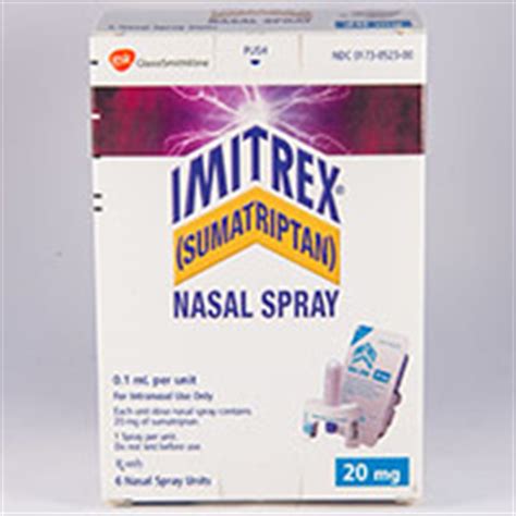 IMITREX NASAL SPRAY Dosage & Rx Info | Uses, Side Effects