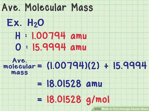 How to Find Average Atomic Mass: 8 Steps (with Pictures) - wikiHow