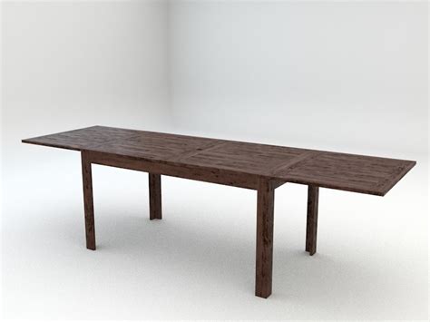 3d ikea applaro drop-leaf table